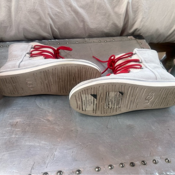 Ugg boots wood lodge white/gray/red 10 - Picture 3 of 4